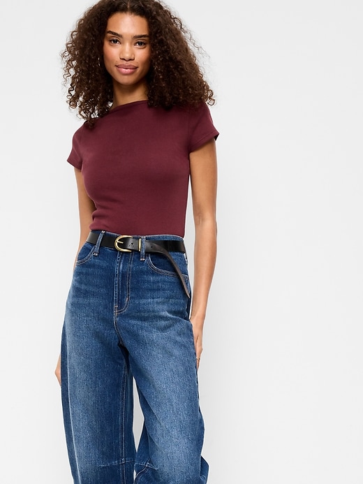 Image number 1 showing, Snug Boatneck T-Shirt