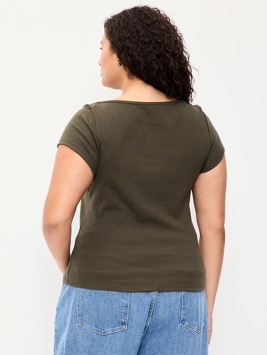 Image number 7 showing, Snug Boatneck T-Shirt