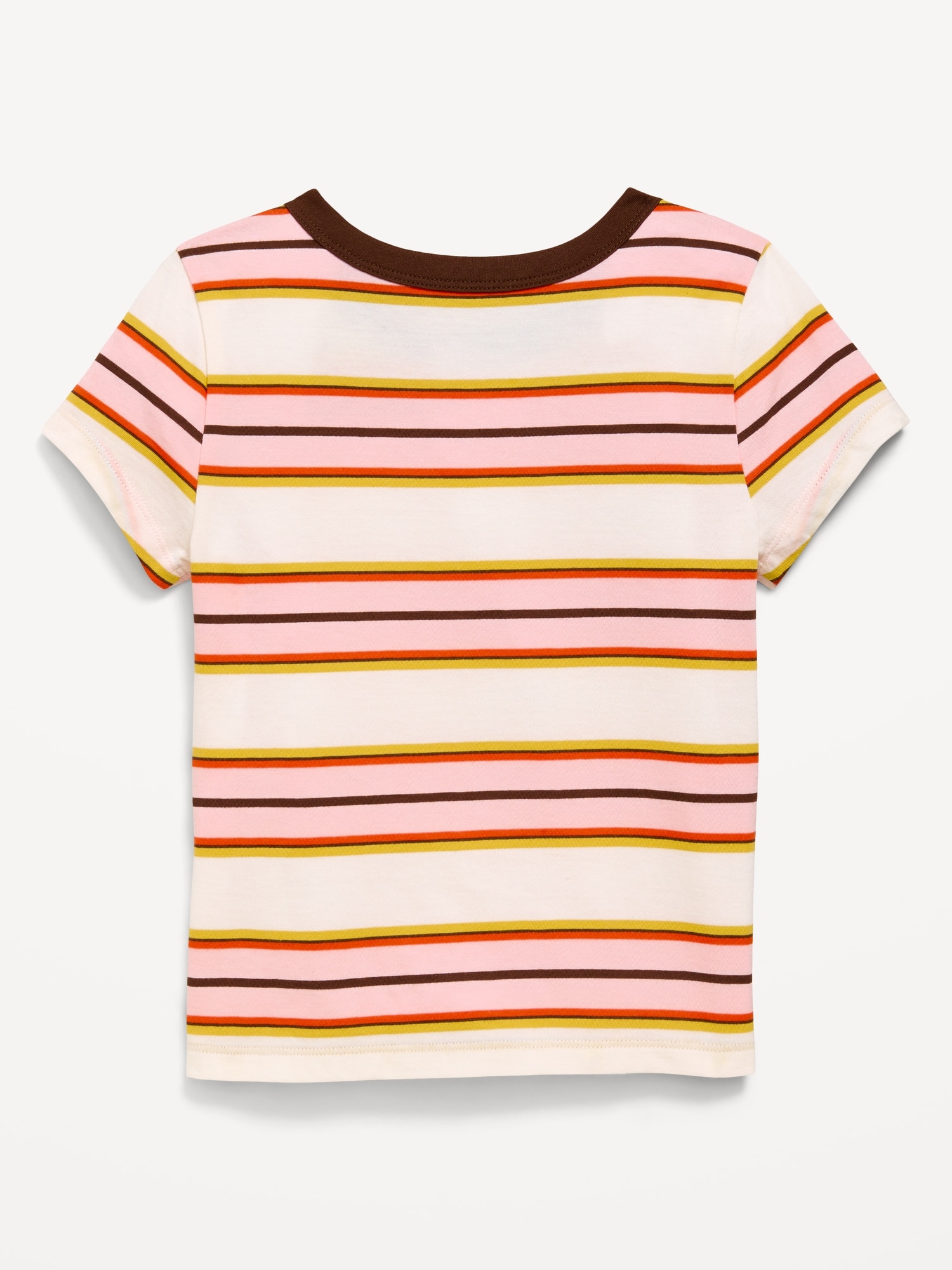 Fitted Short-Sleeve T-Shirt for Girls