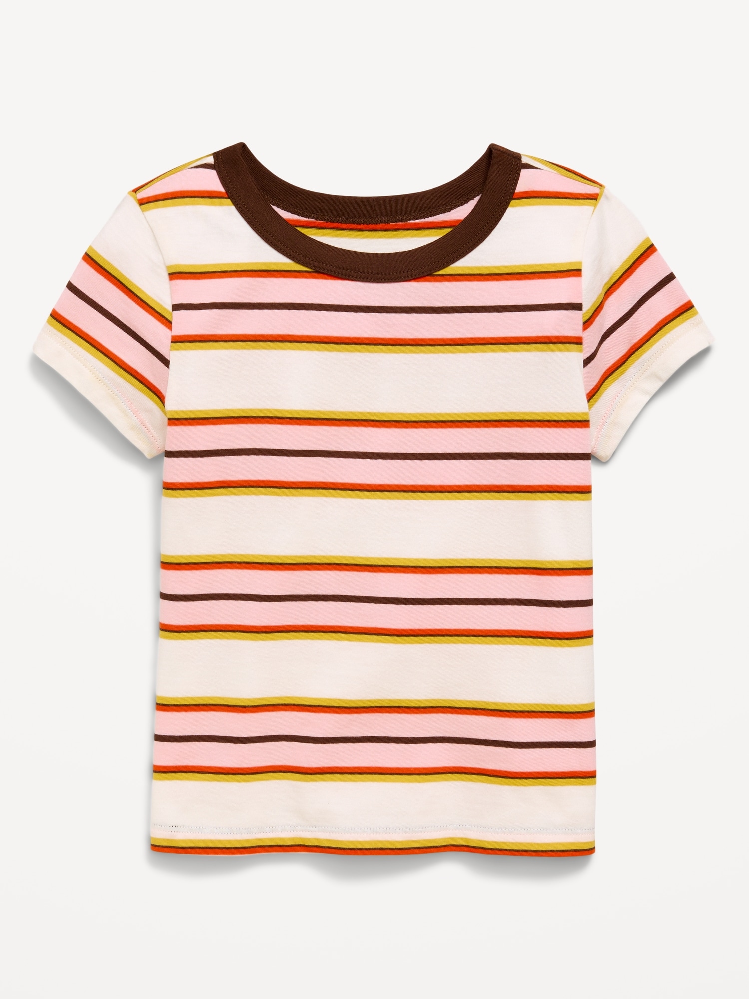 Fitted Short-Sleeve T-Shirt for Girls