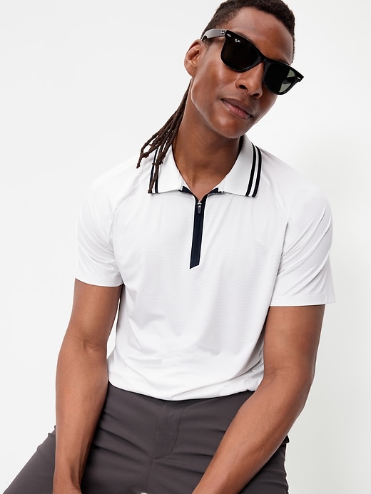 Image number 3 showing, CloudMotion Zip Polo