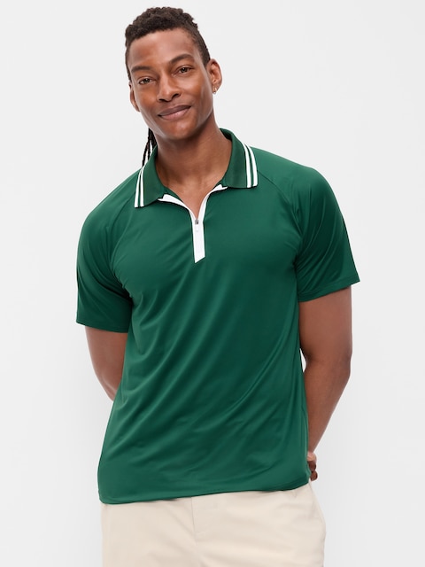 Modern Tech Zip Polo