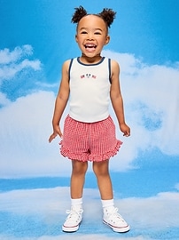Image number 1 showing, Old Navy x Disney Mickey Mouse Ribbed Tank Top for Toddler Girls