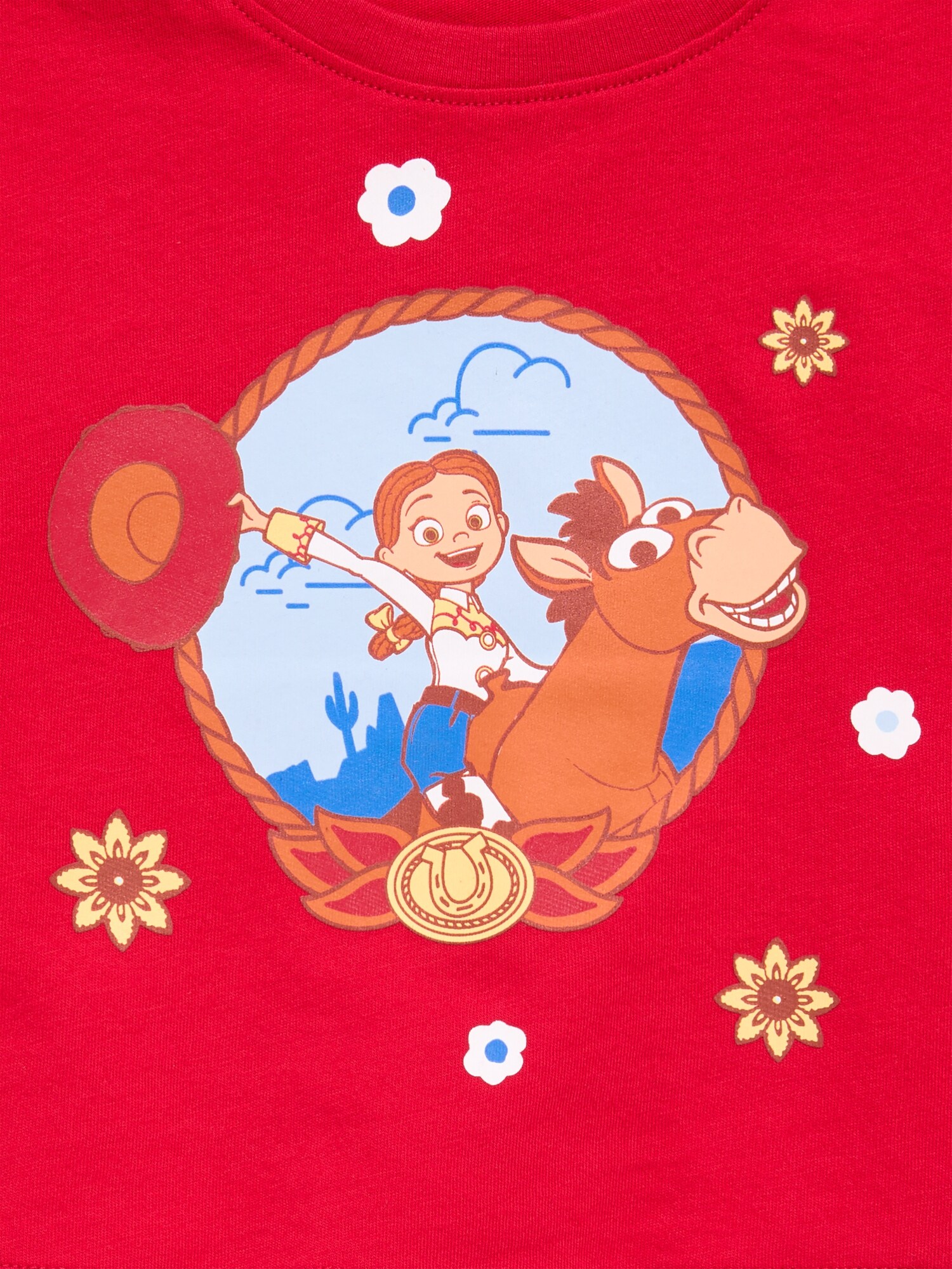 Футболка Old Navy x Pixar Toy Story Boxy Graphic T-Shirt для девочек-малышей, цвет: Красный — фото 4