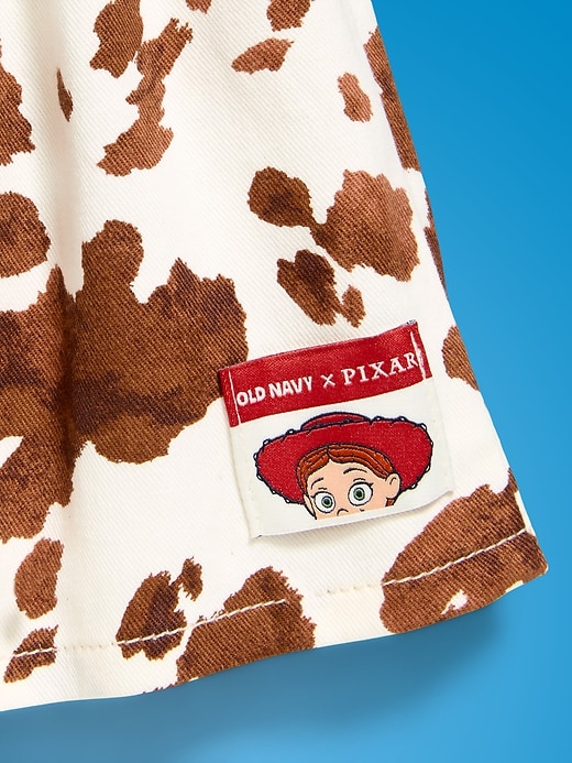 Image number 4 showing, Old Navy x Pixar Toy Story Western Denim Skirt for Toddler Girls