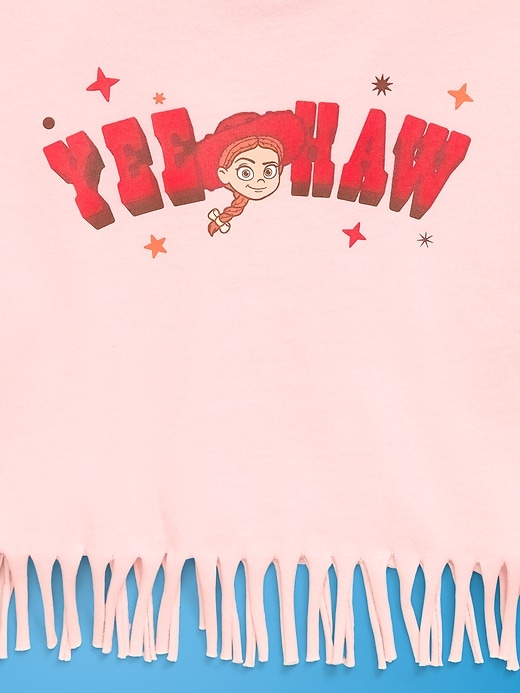 Image number 4 showing, Old Navy x Pixar Toy Story Graphic Fringed-Hem T-Shirt for Toddler Girls