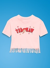 Image number 3 showing, Old Navy x Pixar Toy Story Graphic Fringed-Hem T-Shirt for Toddler Girls