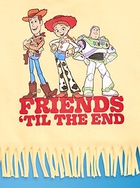 Image number 4 showing, Old Navy x Pixar Toy Story Graphic Fringed-Hem T-Shirt for Toddler Girls