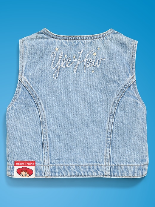Image number 5 showing, Old Navy x Pixar Toy Story Western Denim Vest for Toddler Girls