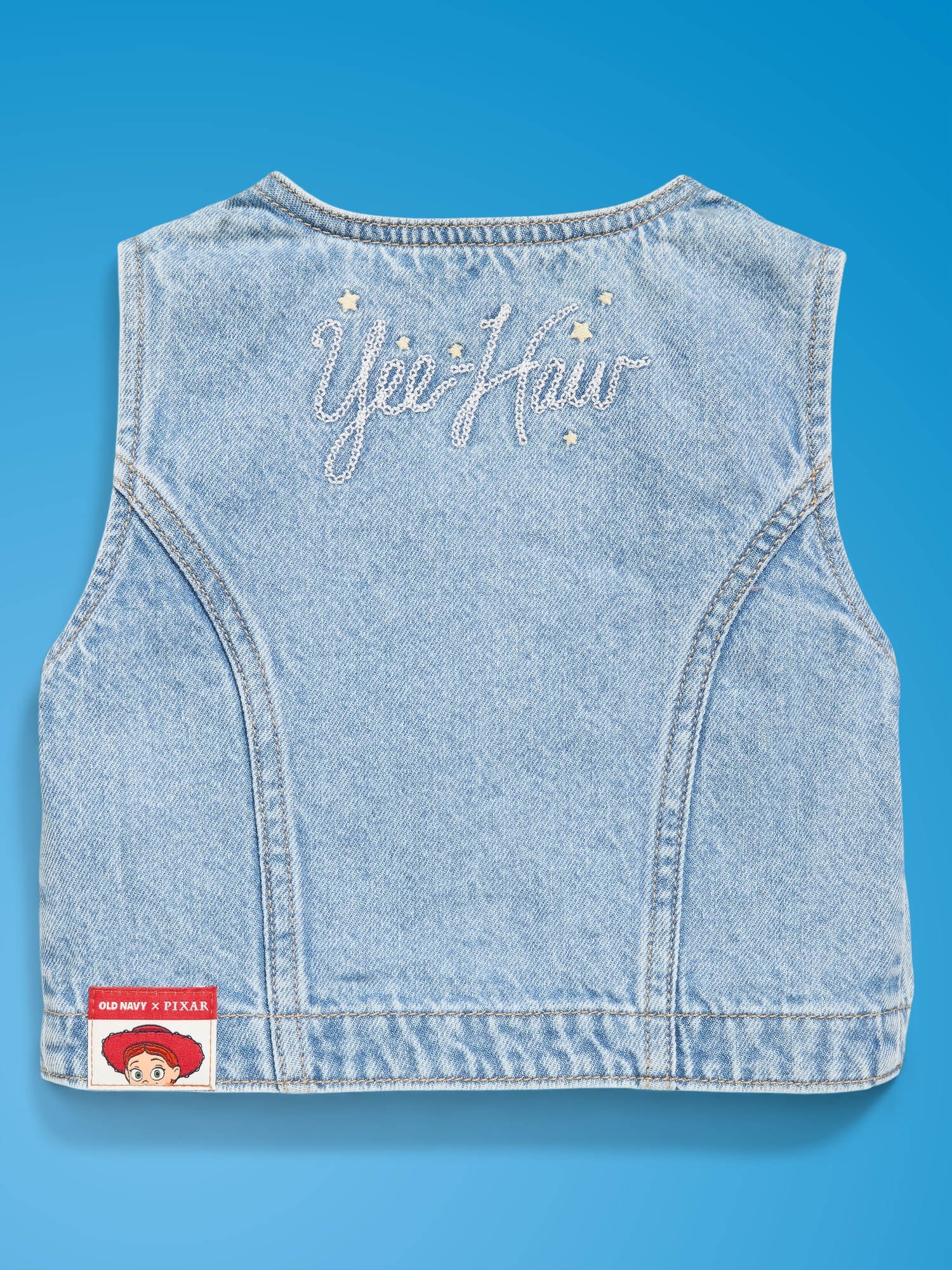 Old Navy x Pixar Toy Story Western Denim Vest for Toddler Girls