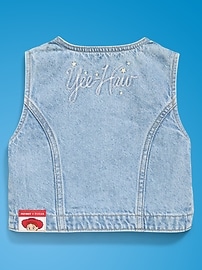 Image number 5 showing, Old Navy x Pixar Toy Story Western Denim Vest for Toddler Girls