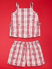 Image number 2 showing, Old Navy x Disney Minnie Mouse Sleeveless Plaid Top & Shorts Set for Toddler Girls