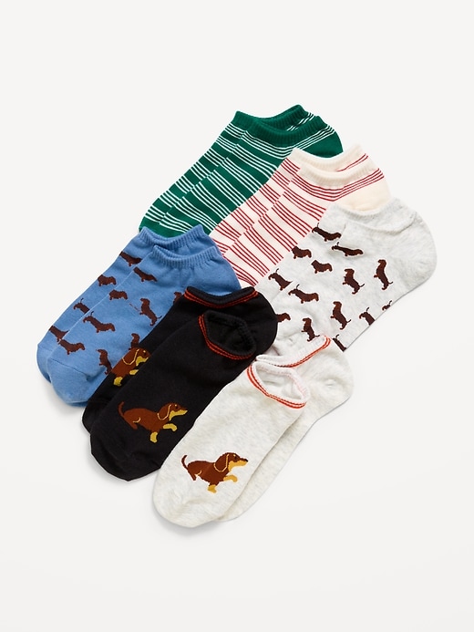 Image number 1 showing, Ankle Socks 6-Pack for Women