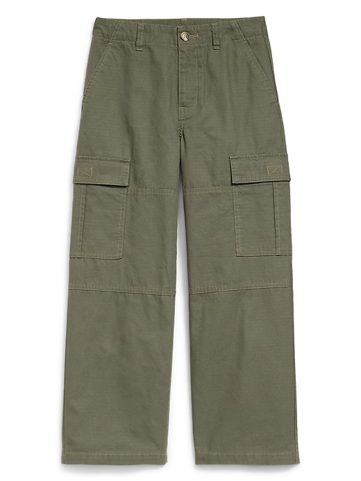 Image number 1 showing, Baggy Cargo Ripstop Pants for Boys