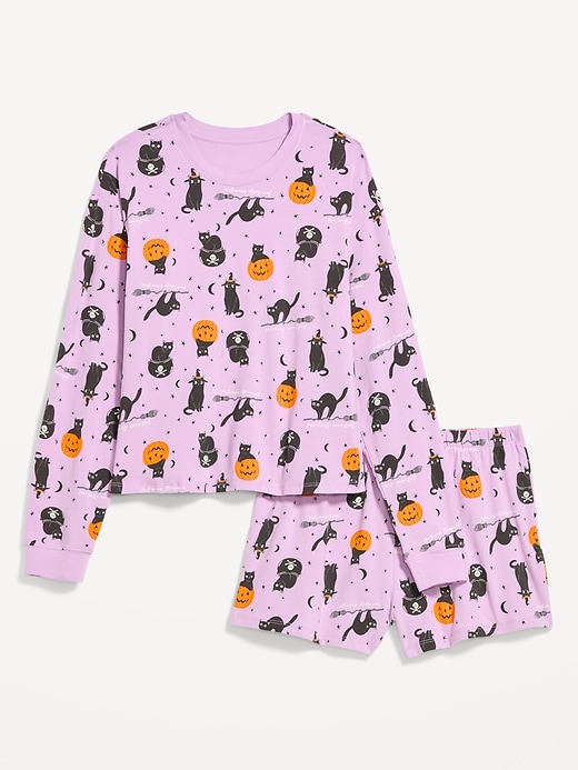 Image number 4 showing, Halloween Pajama T-Shirt and Shorts Set