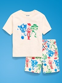 Image number 3 showing, Old Navy x Pixar Toy Story Oversized Graphic T-Shirt and Shorts Set for Toddler Boys