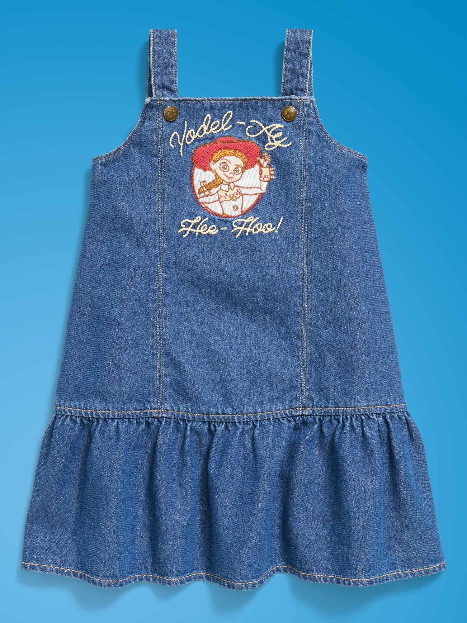 Old Navy x Pixar Toy Story Western Denim Dress for Toddler Girls