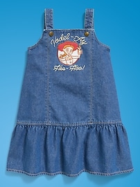 Image number 3 showing, Old Navy x Pixar Toy Story Western Denim Dress for Toddler Girls
