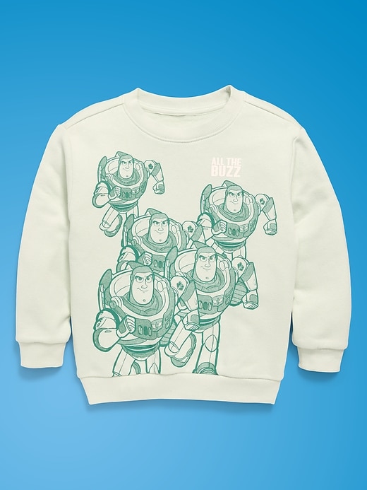 Image number 3 showing, Old Navy x Pixar Toy Story Oversized Graphic Sweatshirt for Toddler Boys