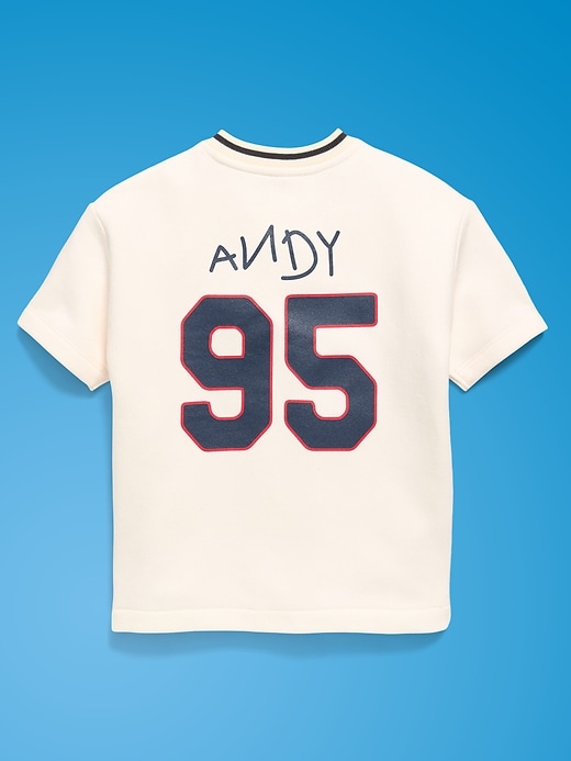Image number 5 showing, Old Navy x Pixar Toy Story Oversized Baseball Jersey Sweatshirt for Toddler Boys