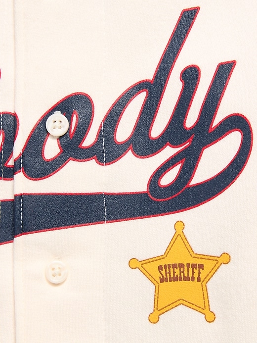 Image number 4 showing, Old Navy x Pixar Toy Story Oversized Baseball Jersey Sweatshirt for Toddler Boys