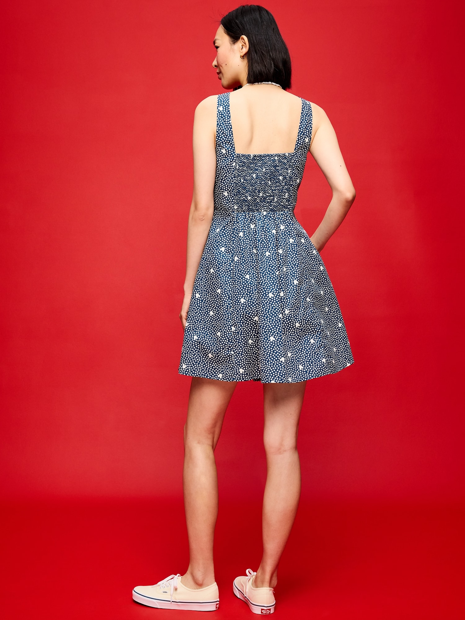 Old Navy x Disney Mickey Mouse Fit & Flare Cami Mini Dress for Women