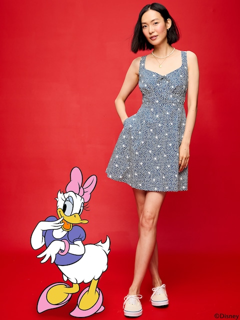 Old Navy x Disney Mickey Mouse Fit & Flare Cami Mini Dress for Women