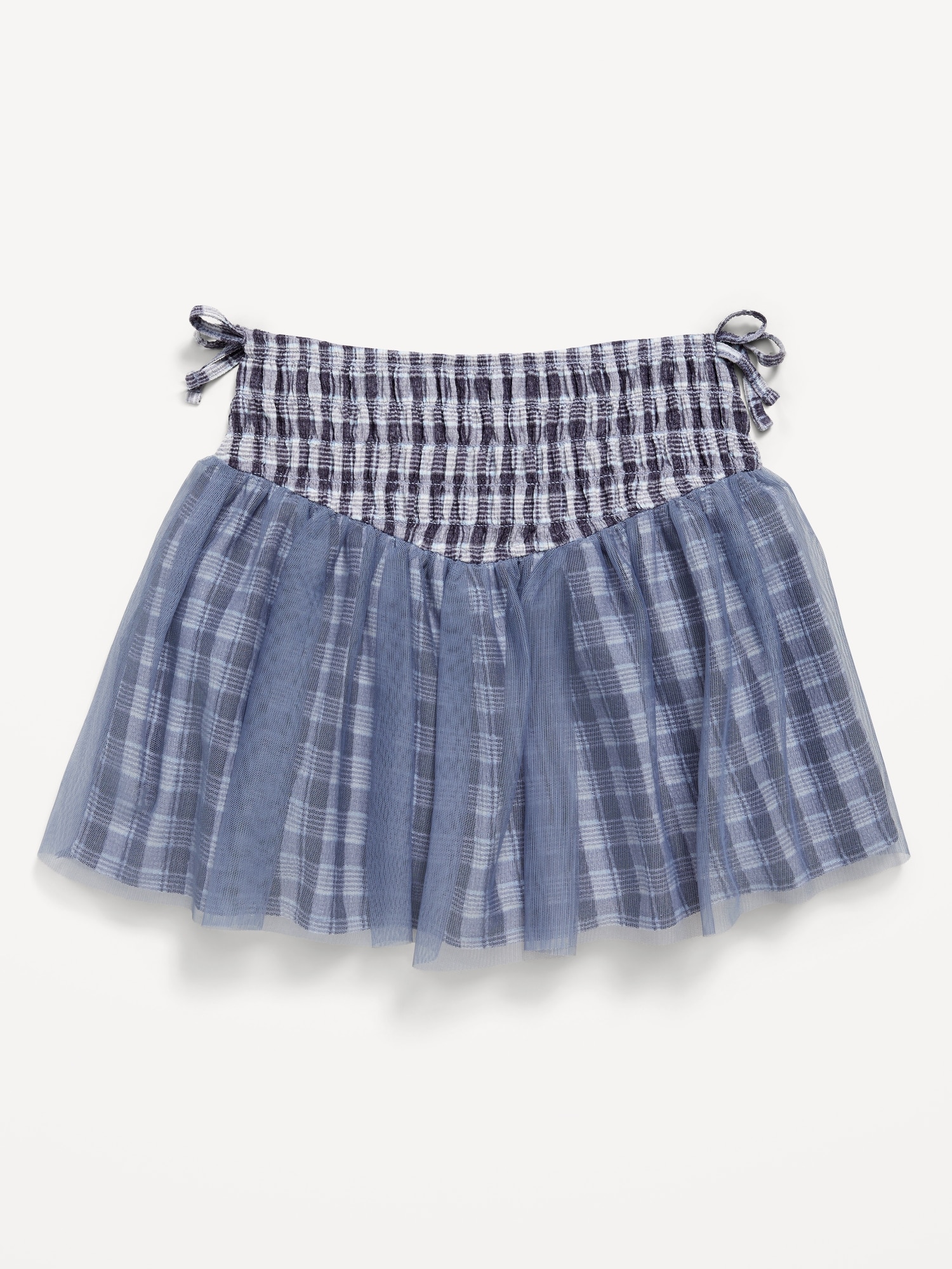 Western Smocked Tulle Skirt for Toddler Girls