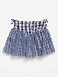Image number 1 showing, Western Smocked Tulle Skirt for Toddler Girls