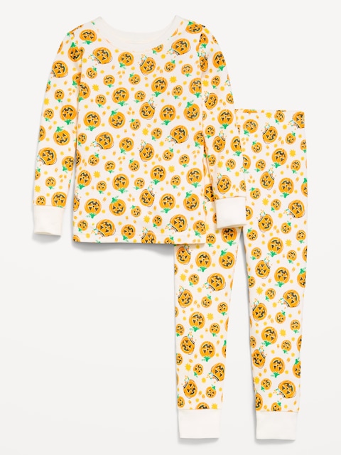 Printed Snug-Fit Pajama Set for Toddler & Baby