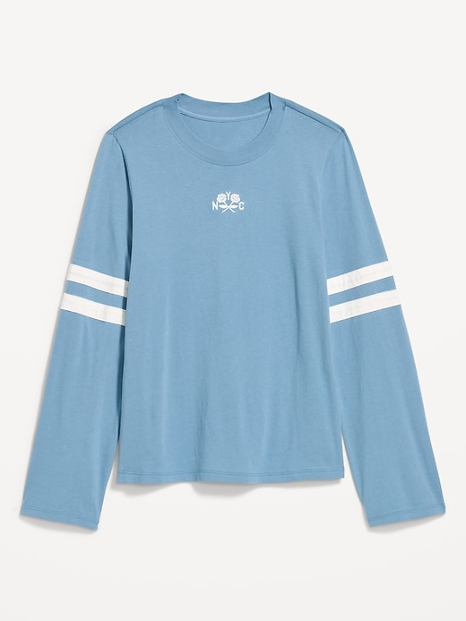 Image number 5 showing, EveryWear Long-Sleeve Graphic T-Shirt