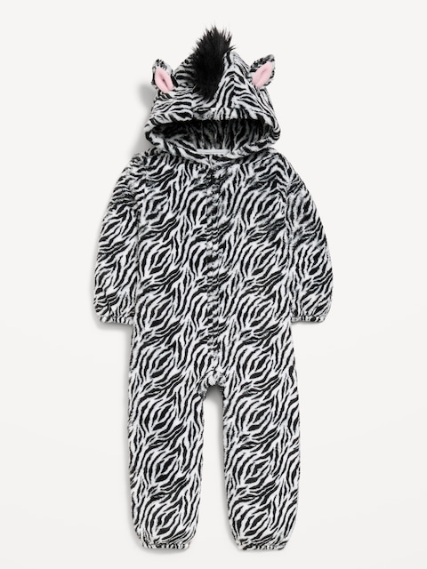 Hooded Critter Unisex Sherpa One-Piece for Toddler
