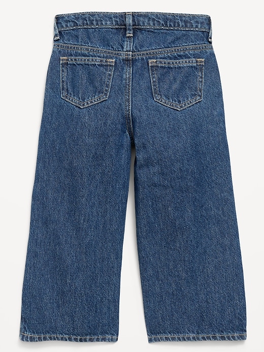 Image number 3 showing, Super Baggy Wide-Leg Jeans for Toddler Girls