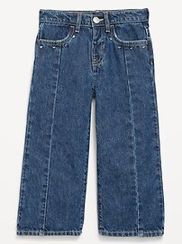 Image number 1 showing, Super Baggy Wide-Leg Jeans for Toddler Girls