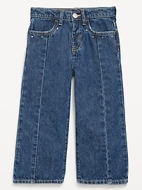 Image number 2 showing, Super Baggy Wide-Leg Jeans for Toddler Girls