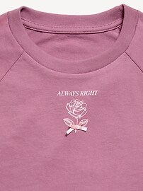 Image number 2 showing, Oversized Short-Sleeve Graphic T-Shirt for Girls