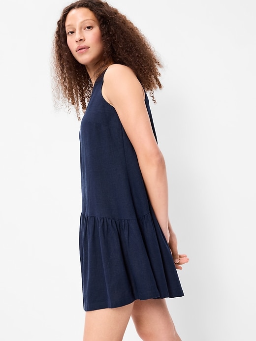 Image number 3 showing, One-Shoulder Asymmetrical Mini Dress