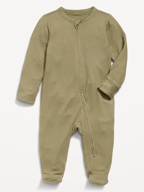 2-Way-Zip Sleep & Play Footed One-Piece for Baby