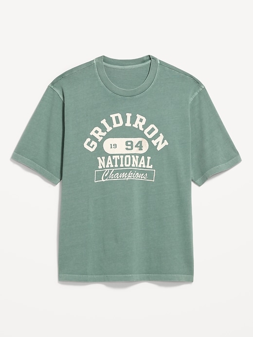 Image number 1 showing, Loose Heavyweight Graphic T-Shirt