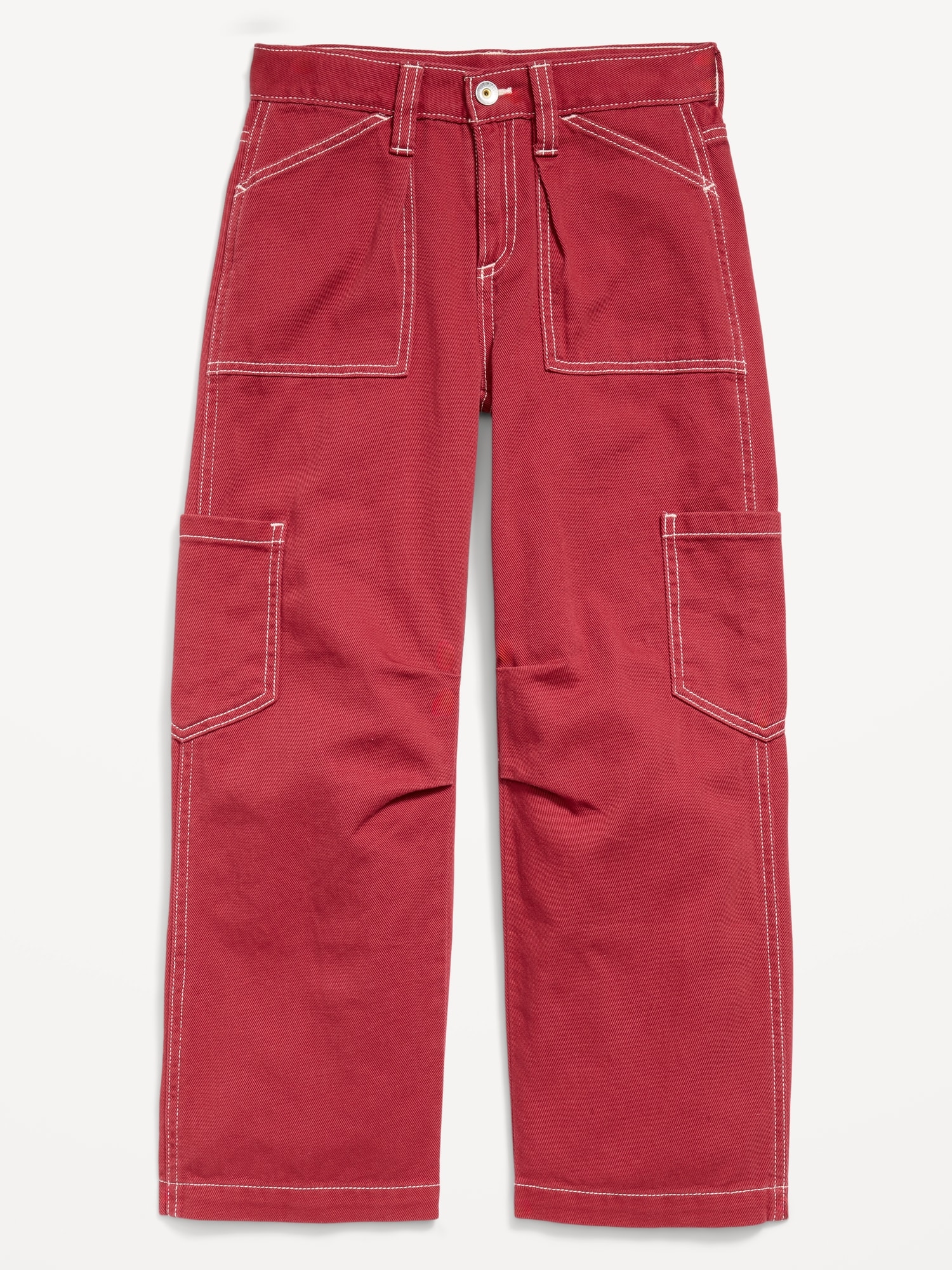 Low-Rise Utility Pants for Girls