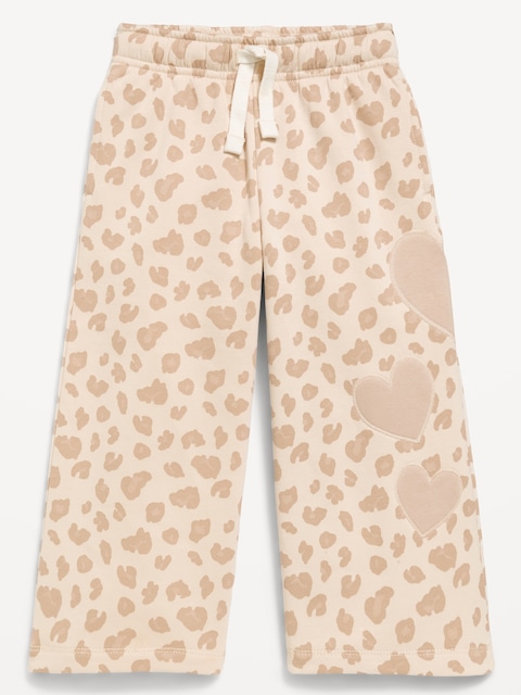 Printed Wide-Leg Sweatpants for Toddler Girls