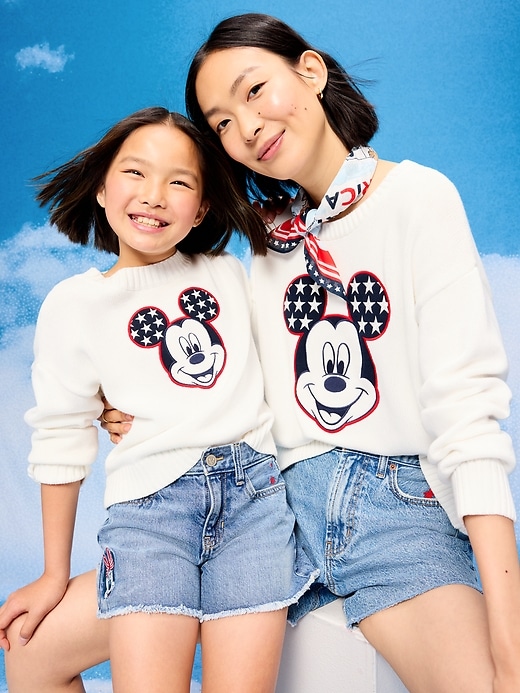 Image number 4 showing, Old Navy x Disney Mickey Mouse Sweater for Toddler Girls