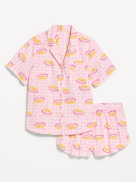 Image number 3 showing, Poplin Pajama Short Set
