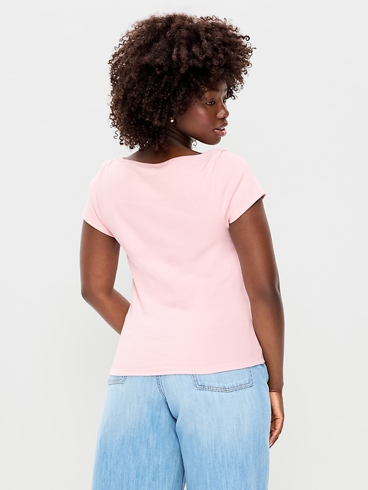 Image number 5 showing, Snug Boatneck T-Shirt