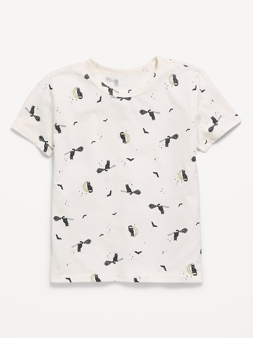 Image number 1 showing, Softest Printed Short-Sleeve T-Shirt for Girls