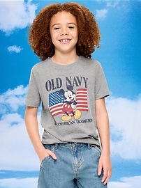 Image number 4 showing, Old Navy x Disney Mickey Mouse Gender-Neutral Logo-Graphic T-Shirt for Kids