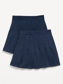 Image number 1 showing, School Uniform Ponte-Knit Pleated Skort for Girls