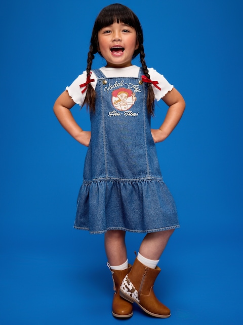 Old Navy x Pixar Toy Story Western Denim Dress for Toddler Girls