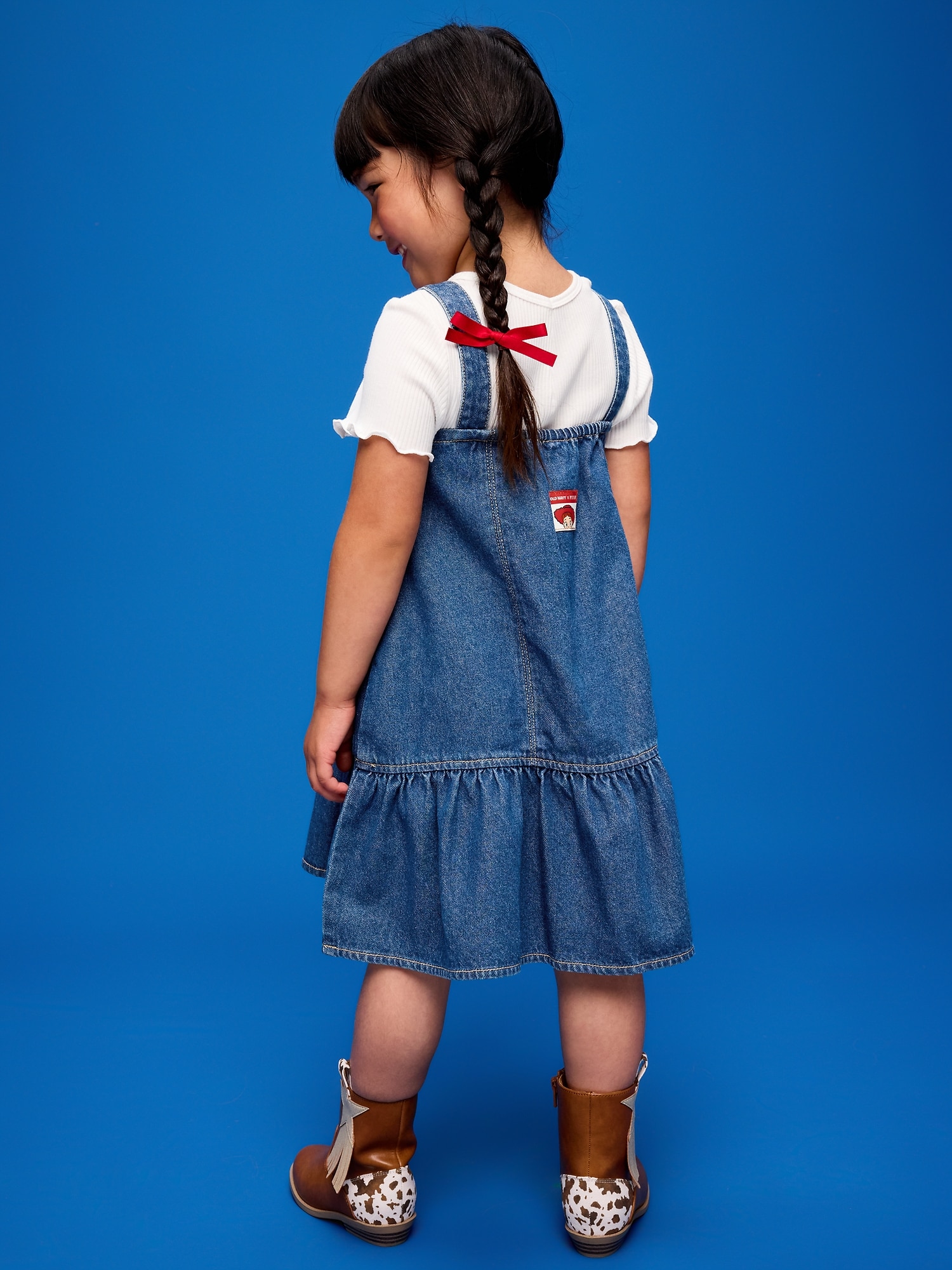 Old Navy x Pixar Toy Story Western Denim Dress for Toddler Girls