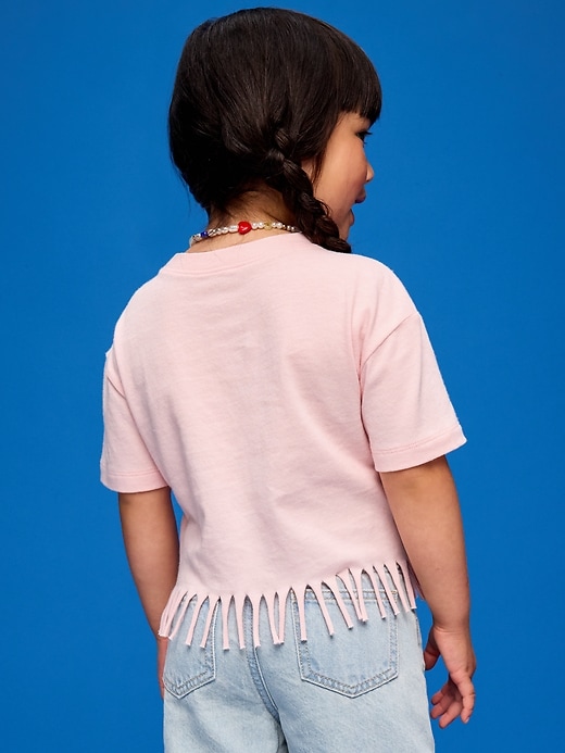 Image number 2 showing, Old Navy x Pixar Toy Story Graphic Fringed-Hem T-Shirt for Toddler Girls